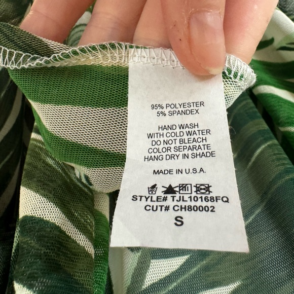 JLUXLABEL California Palm Sheer Coverup Duster Size S - Picture 5 of 5